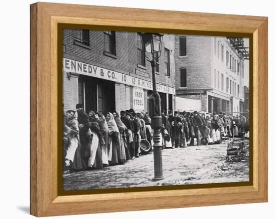 Coal strike, USA, 1902-Unknown-Framed Premier Image Canvas