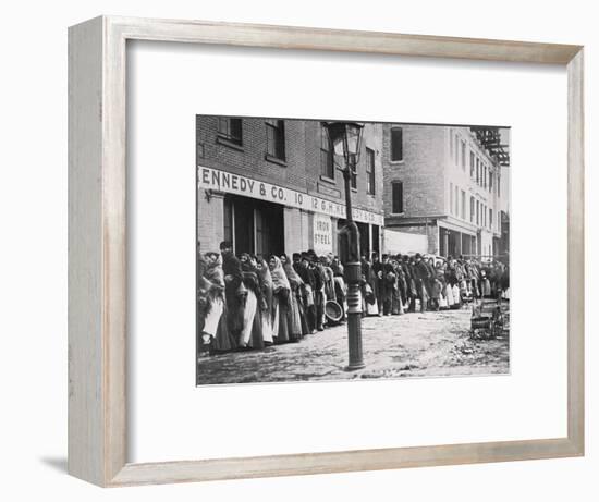 Coal strike, USA, 1902-Unknown-Framed Photographic Print