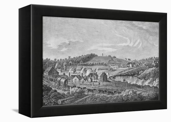 'Coalbrookdale in 1758', 1758, (1904)-Unknown-Framed Premier Image Canvas