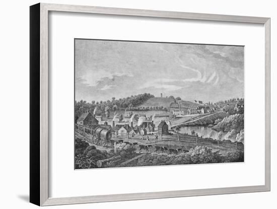 'Coalbrookdale in 1758', 1758, (1904)-Unknown-Framed Giclee Print