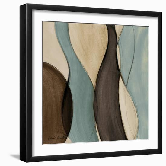 Coalescence in Bleu I-Lanie Loreth-Framed Art Print