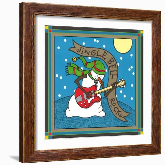 Coalman the Snowman Guitar 1-Denny Driver-Framed Giclee Print