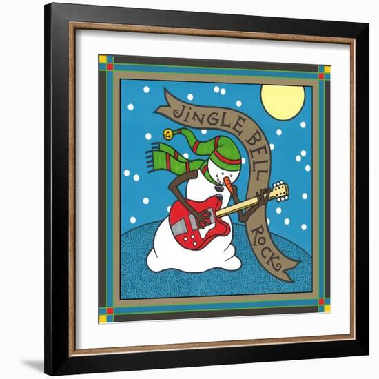 Coalman the Snowman Guitar 1-Denny Driver-Framed Giclee Print