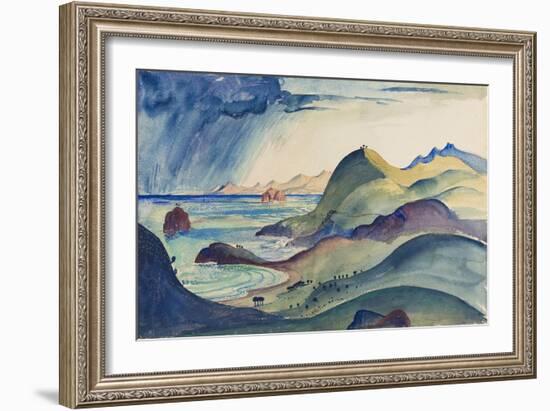 Coast at Cerberre-James Dickson Innes-Framed Giclee Print