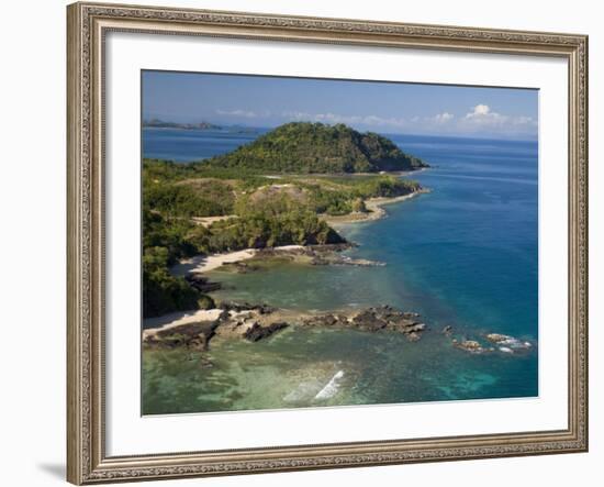 Coast at Nosy Be with Several Small Bays, North Madagascar-Inaki Relanzon-Framed Photographic Print