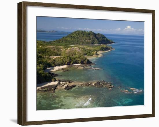 Coast at Nosy Be with Several Small Bays, North Madagascar-Inaki Relanzon-Framed Photographic Print