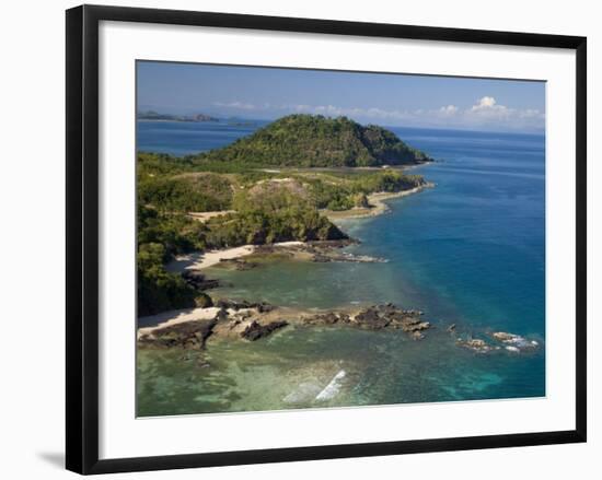 Coast at Nosy Be with Several Small Bays, North Madagascar-Inaki Relanzon-Framed Photographic Print