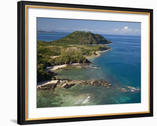 Coast at Nosy Be with Several Small Bays, North Madagascar-Inaki Relanzon-Framed Photographic Print