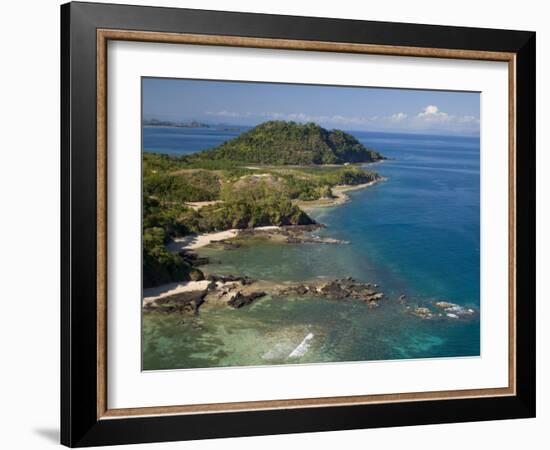 Coast at Nosy Be with Several Small Bays, North Madagascar-Inaki Relanzon-Framed Photographic Print