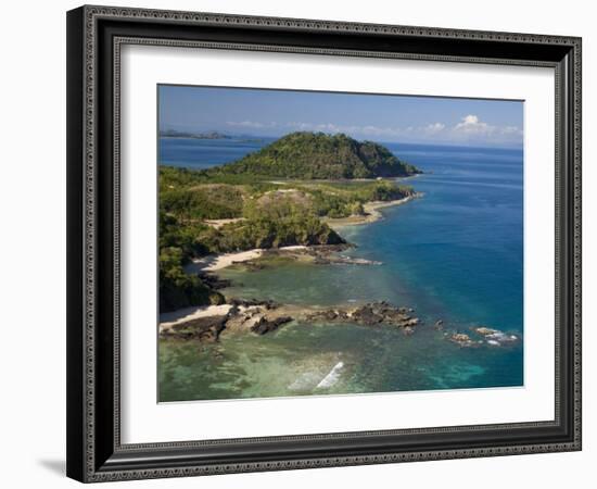 Coast at Nosy Be with Several Small Bays, North Madagascar-Inaki Relanzon-Framed Photographic Print