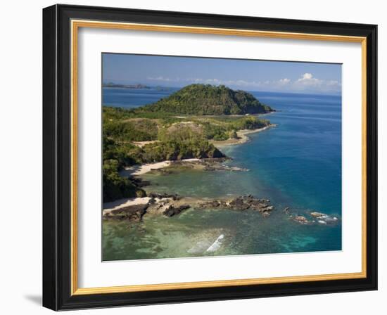 Coast at Nosy Be with Several Small Bays, North Madagascar-Inaki Relanzon-Framed Photographic Print