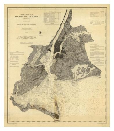 New York Harbor Chart