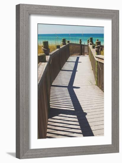 Coast Dock I-Susan Bryant-Framed Photographic Print