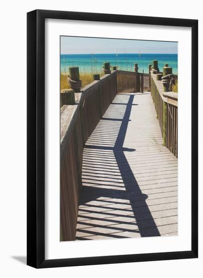 Coast Dock I-Susan Bryant-Framed Photographic Print