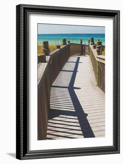 Coast Dock I-Susan Bryant-Framed Photographic Print