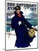 "Coast Guard," Saturday Evening Post Cover, February 11, 1933-Edgar Franklin Wittmack-Mounted Giclee Print