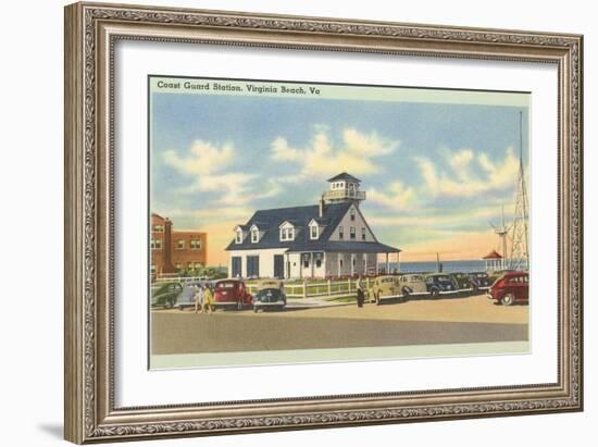 Coast Guard Station, Virginia Beach, Virginia-null-Framed Art Print