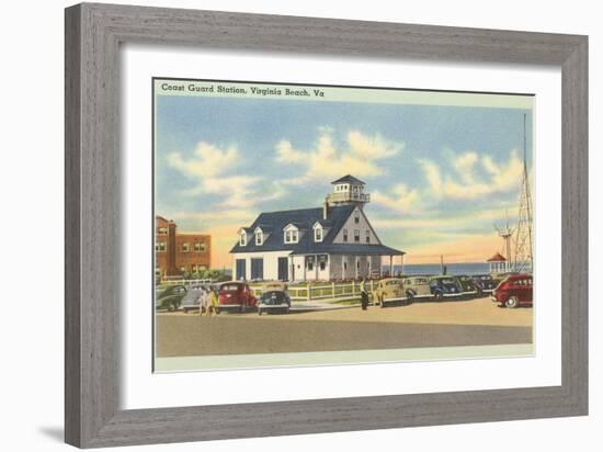 Coast Guard Station, Virginia Beach, Virginia-null-Framed Art Print