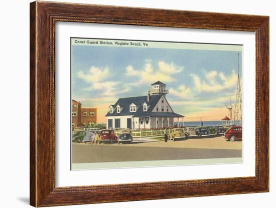 Coast Guard Station, Virginia Beach, Virginia-null-Framed Art Print