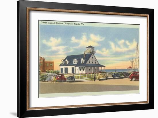 Coast Guard Station, Virginia Beach, Virginia-null-Framed Art Print
