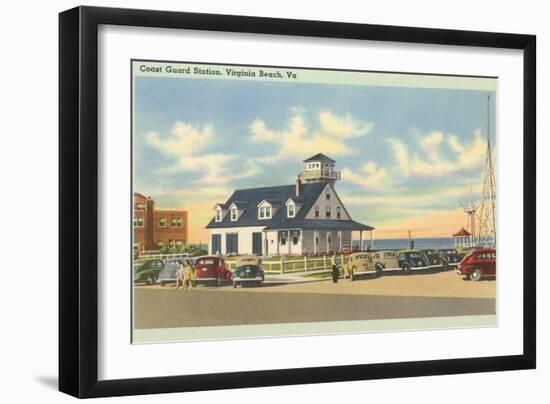 Coast Guard Station, Virginia Beach, Virginia-null-Framed Art Print