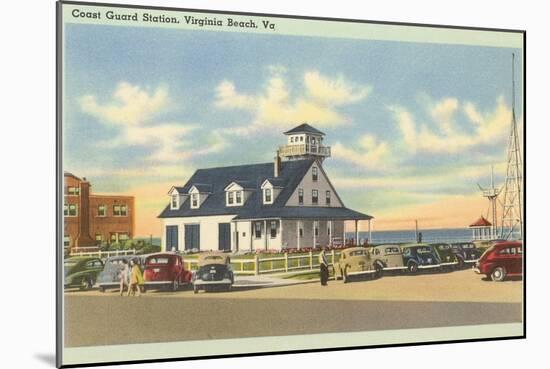 Coast Guard Station, Virginia Beach, Virginia-null-Mounted Art Print