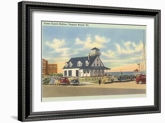 Coast Guard Station, Virginia Beach, Virginia-null-Framed Art Print