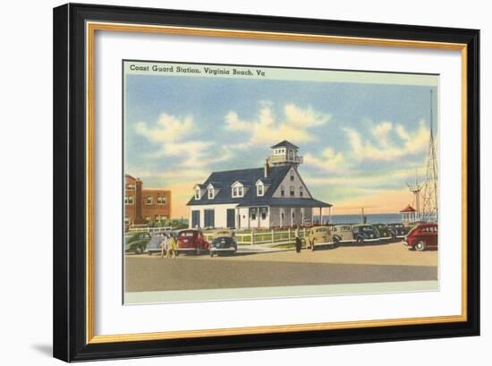 Coast Guard Station, Virginia Beach, Virginia-null-Framed Art Print