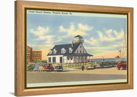 Coast Guard Station, Virginia Beach, Virginia-null-Framed Stretched Canvas