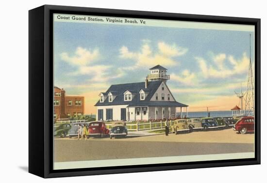 Coast Guard Station, Virginia Beach, Virginia-null-Framed Stretched Canvas