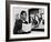 Coast Guardsman Jacob Lawrence, with His Paintings at the Institute of Modern Art in Boston in 1945-null-Framed Photo