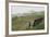 Coast Looking South with the Silhouette of Bamburgh Castle on the Horizon Bamburgh England-Natalie Tepper-Framed Photo