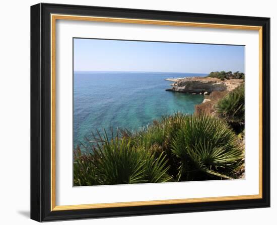 Coast Near Cassibile, Siracusa Province, Sicily, Italy, Mediterranean, Europe-Vincenzo Lombardo-Framed Photographic Print