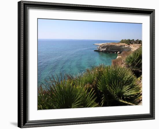 Coast Near Cassibile, Siracusa Province, Sicily, Italy, Mediterranean, Europe-Vincenzo Lombardo-Framed Photographic Print