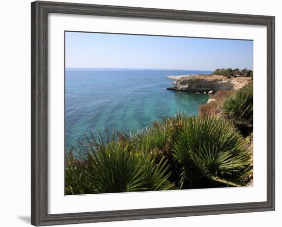 Coast Near Cassibile, Siracusa Province, Sicily, Italy, Mediterranean, Europe-Vincenzo Lombardo-Framed Photographic Print