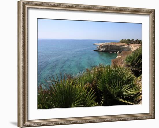 Coast Near Cassibile, Siracusa Province, Sicily, Italy, Mediterranean, Europe-Vincenzo Lombardo-Framed Photographic Print