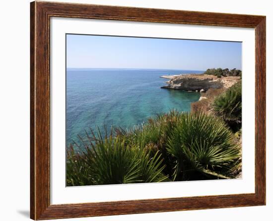 Coast Near Cassibile, Siracusa Province, Sicily, Italy, Mediterranean, Europe-Vincenzo Lombardo-Framed Photographic Print