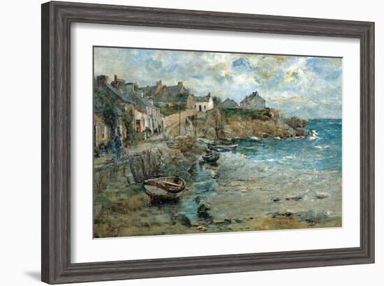 Coast of Cornwall-Alfonso Hollaender-Framed Giclee Print