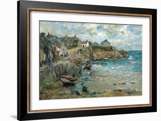 Coast of Cornwall-Alfonso Hollaender-Framed Giclee Print