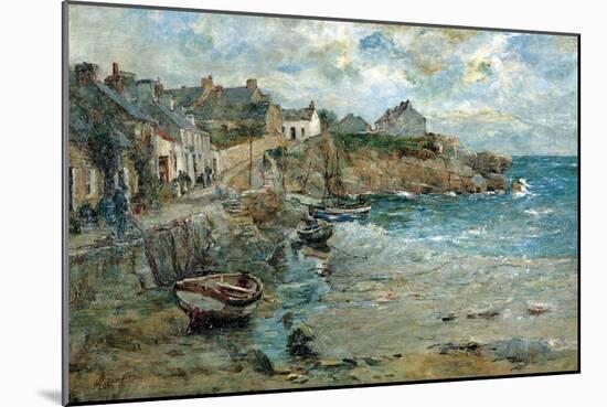Coast of Cornwall-Alfonso Hollaender-Mounted Giclee Print