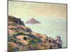 Coast of the Val Andre, C.1907 (Oil on Canvas)-Jean Baptiste Armand Guillaumin-Mounted Giclee Print