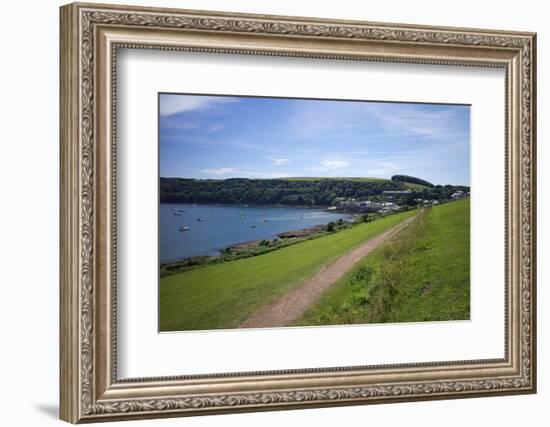 Coast Path to Kingsand and Cawsand, Rame Peninsula, Cornwall, England, United Kingdon, Europe-Rob Cousins-Framed Photographic Print