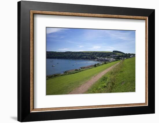 Coast Path to Kingsand and Cawsand, Rame Peninsula, Cornwall, England, United Kingdon, Europe-Rob Cousins-Framed Photographic Print