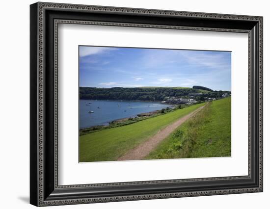 Coast Path to Kingsand and Cawsand, Rame Peninsula, Cornwall, England, United Kingdon, Europe-Rob Cousins-Framed Photographic Print