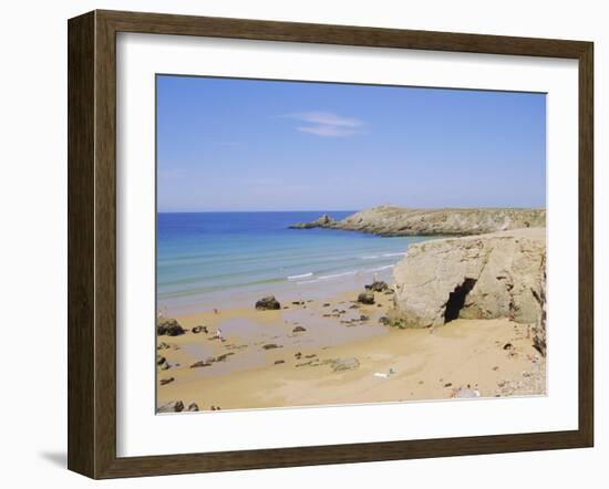 Coast, Quiberon, Cote Sauvage, Brittany, France, Europe-Firecrest Pictures-Framed Photographic Print