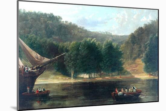 Coast Scene, 1835-Frederick Richard Lee-Mounted Giclee Print