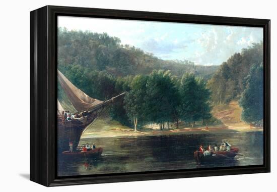 Coast Scene, 1835-Frederick Richard Lee-Framed Premier Image Canvas