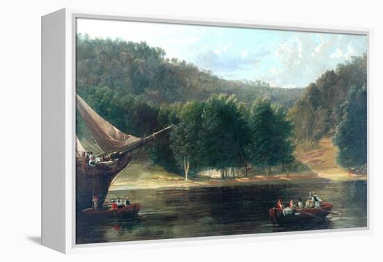 Coast Scene, 1835-Frederick Richard Lee-Framed Premier Image Canvas