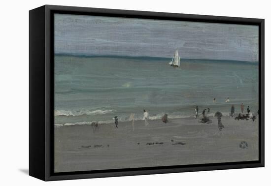 Coast Scene, Bathers, 1884-85-James Abbott McNeill Whistler-Framed Premier Image Canvas