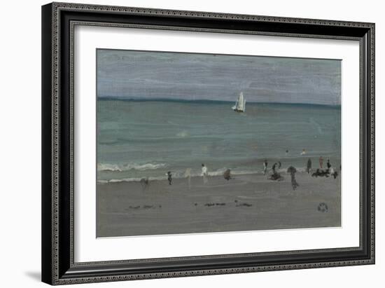 Coast Scene, Bathers, 1884-85-James Abbott McNeill Whistler-Framed Giclee Print